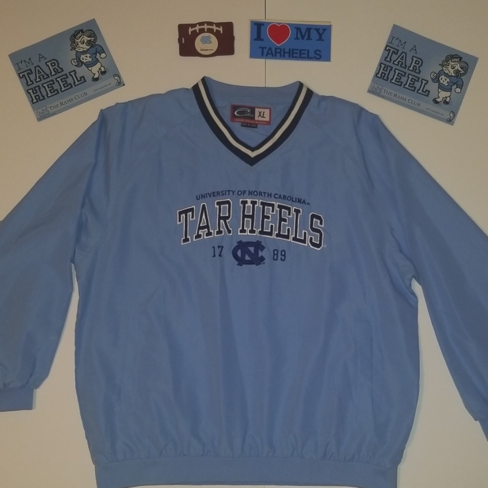 BOGO 🆓️ NEW MEN'S UNC TARHEELS PULLOVER JACKET XL